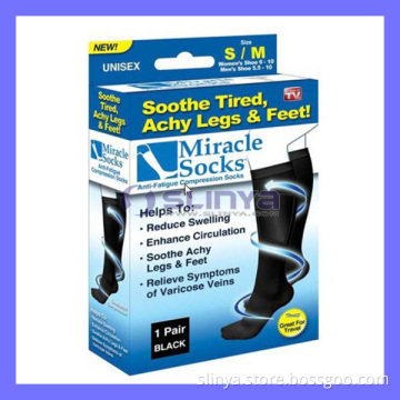 Miracle Socks Soothe Tired Achy Legs Feet Good for Travel Sport Socks (TV-1126)